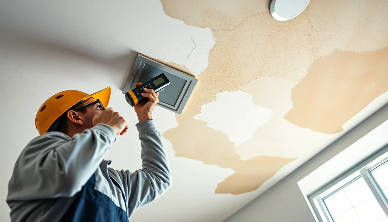 Ceiling Water Damage Repair